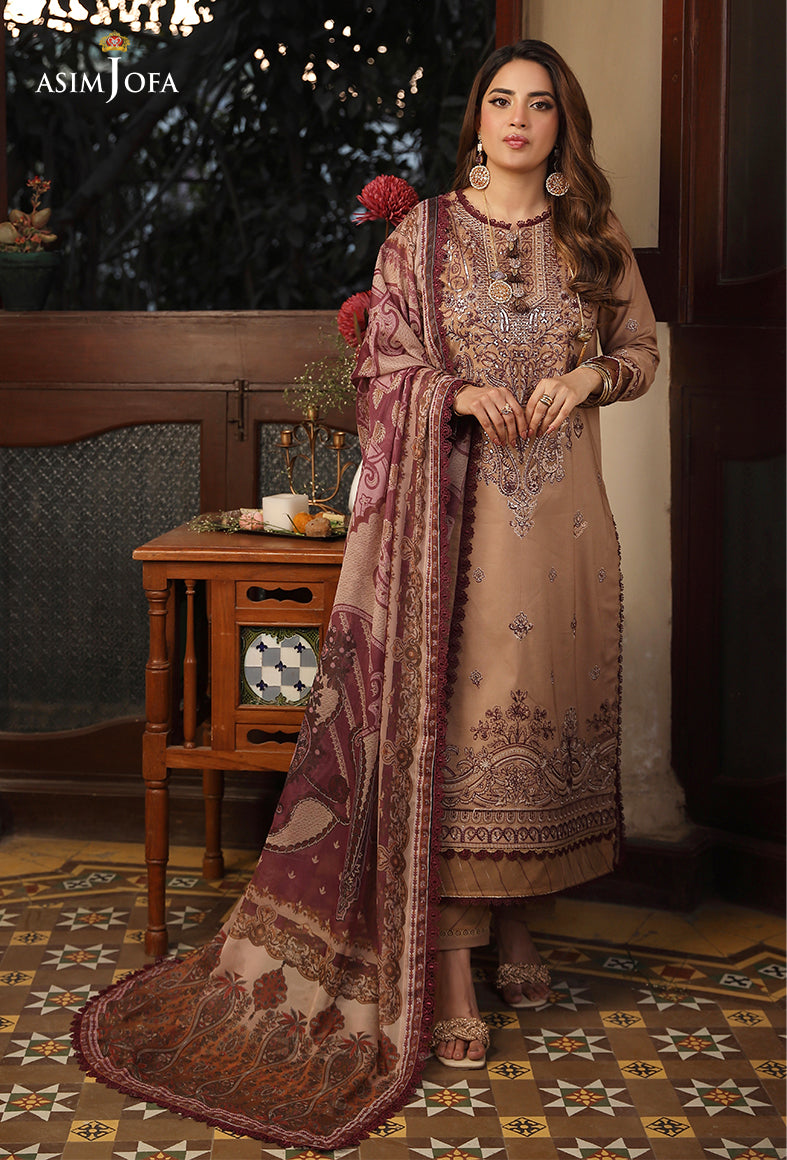 AJZB-20 EMBROIDERED CAMBRIC 3 PCS