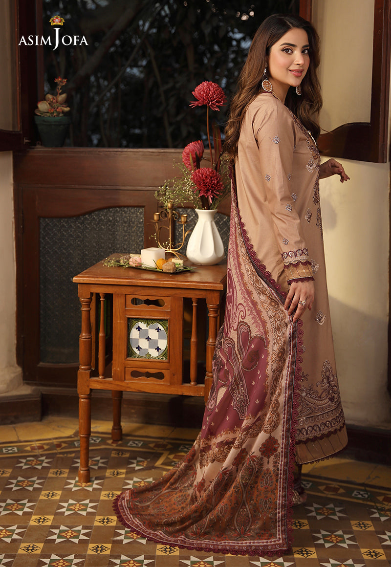 AJZB-20 EMBROIDERED CAMBRIC 3 PCS