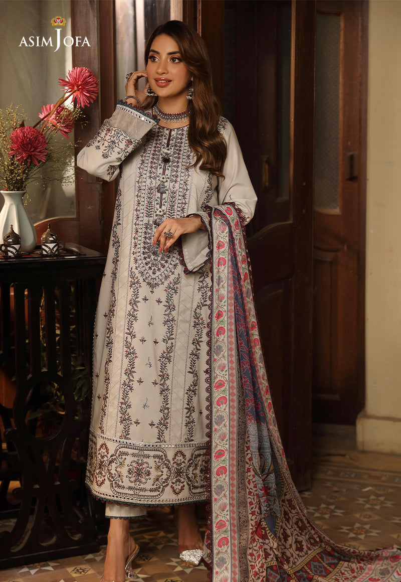 AJZB-10 EMBROIDERED CAMBRIC 3 PCS