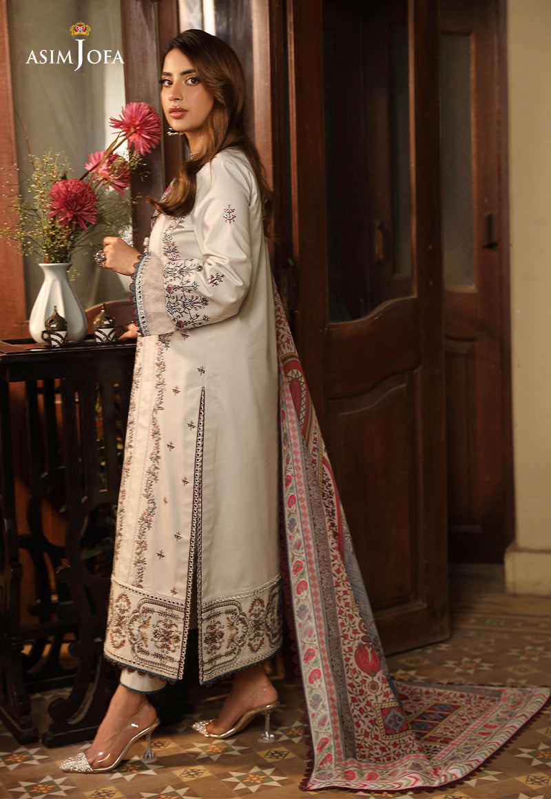 AJZB-10 EMBROIDERED CAMBRIC 3 PCS