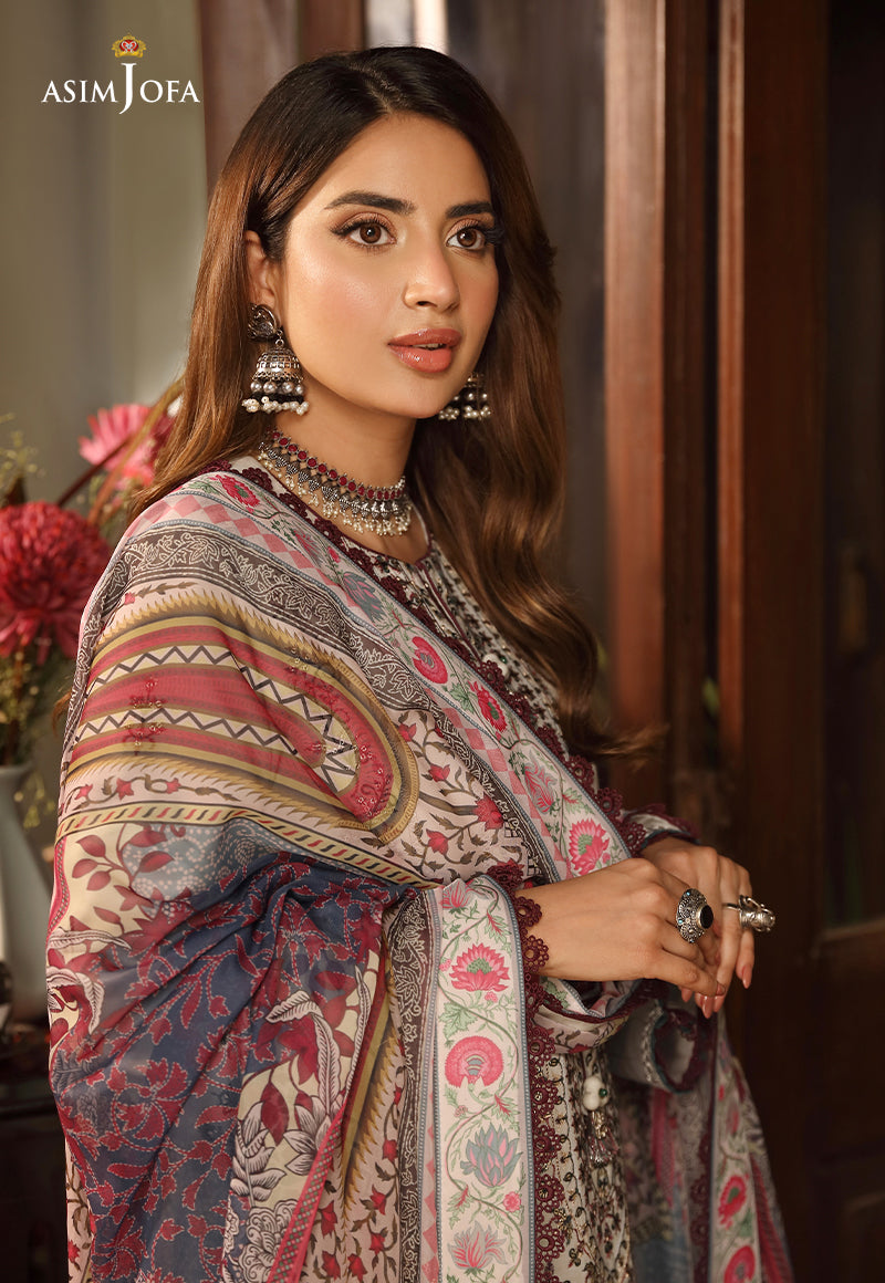 AJZB-10 EMBROIDERED CAMBRIC 3 PCS
