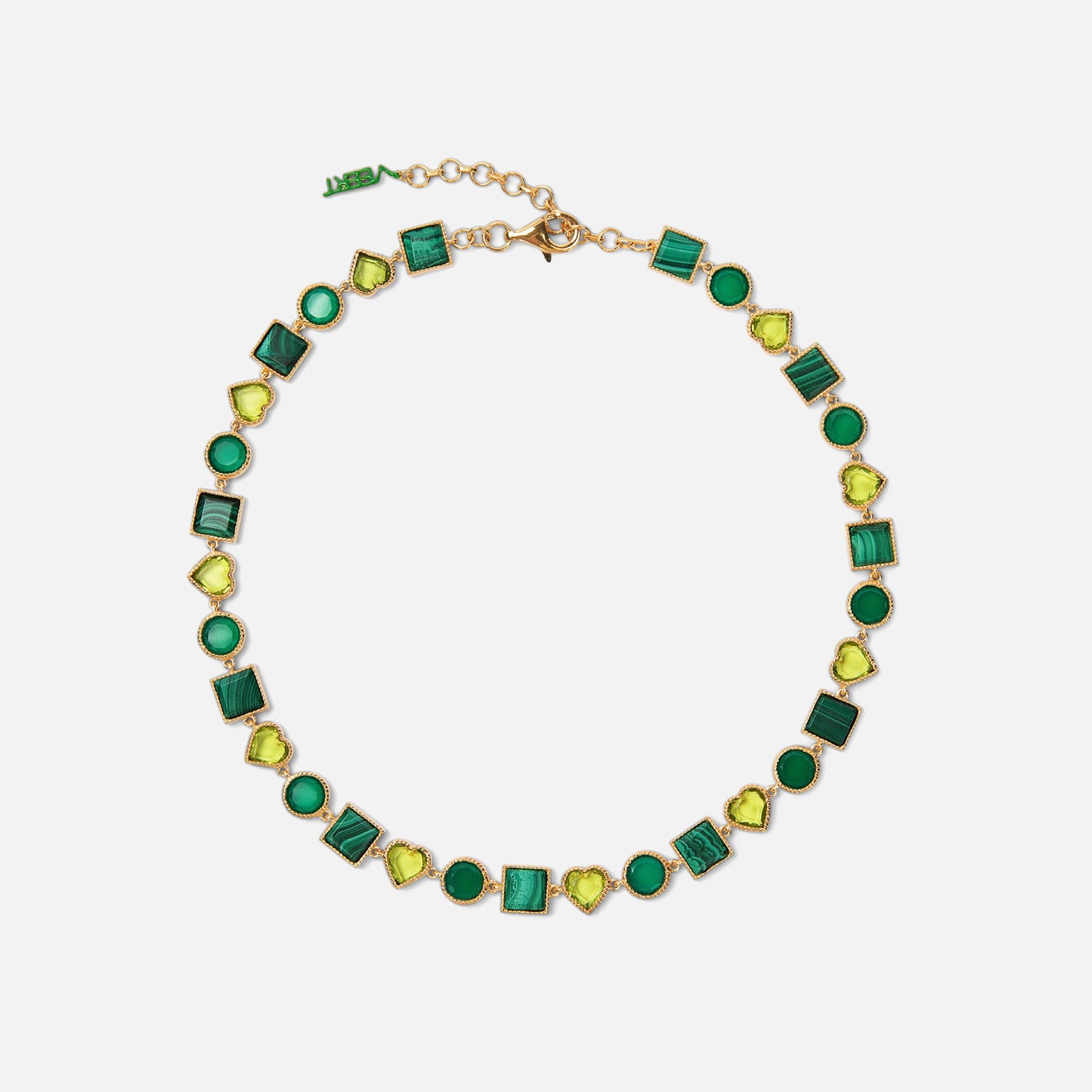 VEERT The Green Shape Necklace - Green