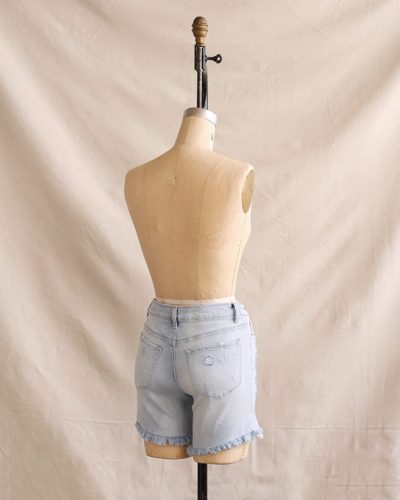 Lana Distressed Shorts