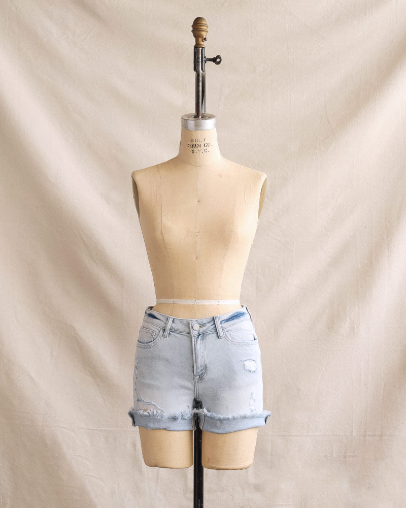 Lana Distressed Shorts