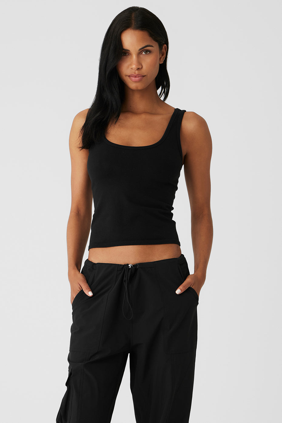 Seamless Chosen Tank - Black