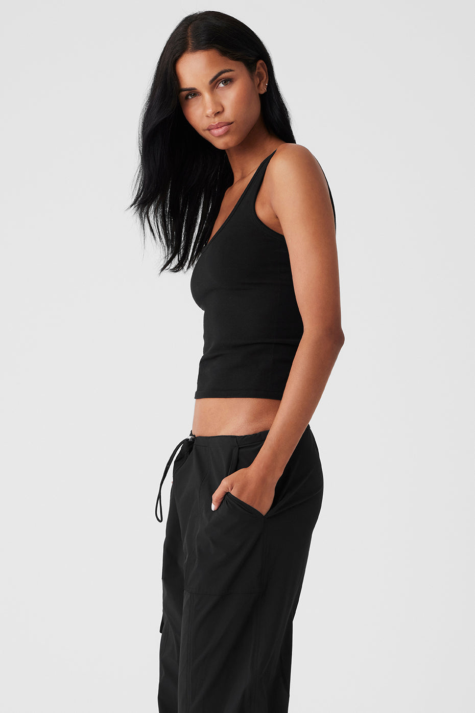 Seamless Chosen Tank - Black