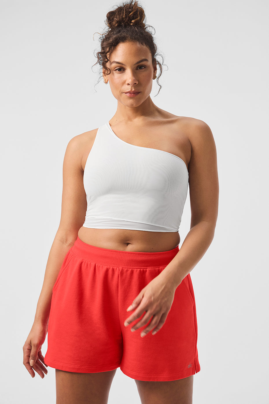 Mesh Sheer Illusion Tank - White