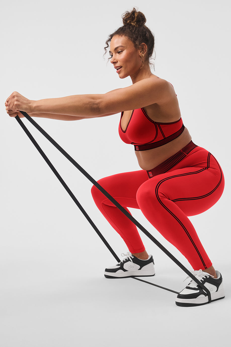 Airlift High-Waist 7/8 Line Up Legging - Red Hot Summer