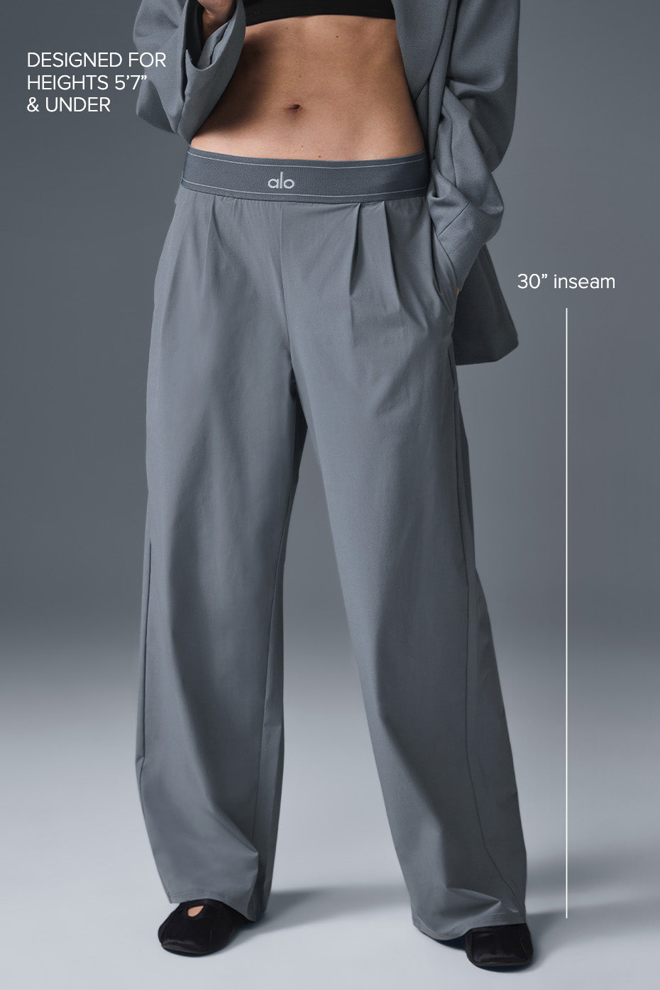 Suit Up Trouser (Regular) - Steel Grey