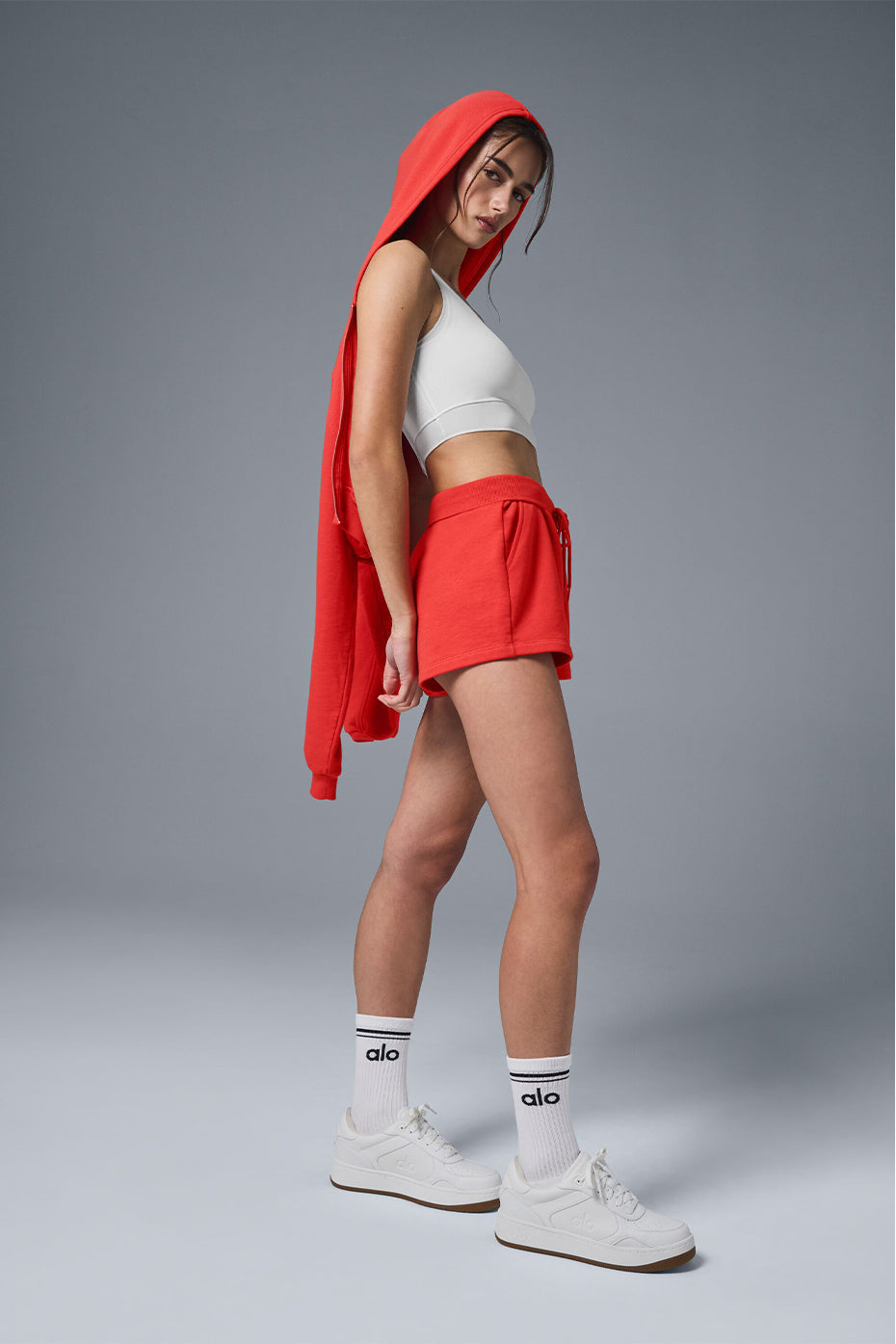Low Key Sweat Short - Red Hot Summer
