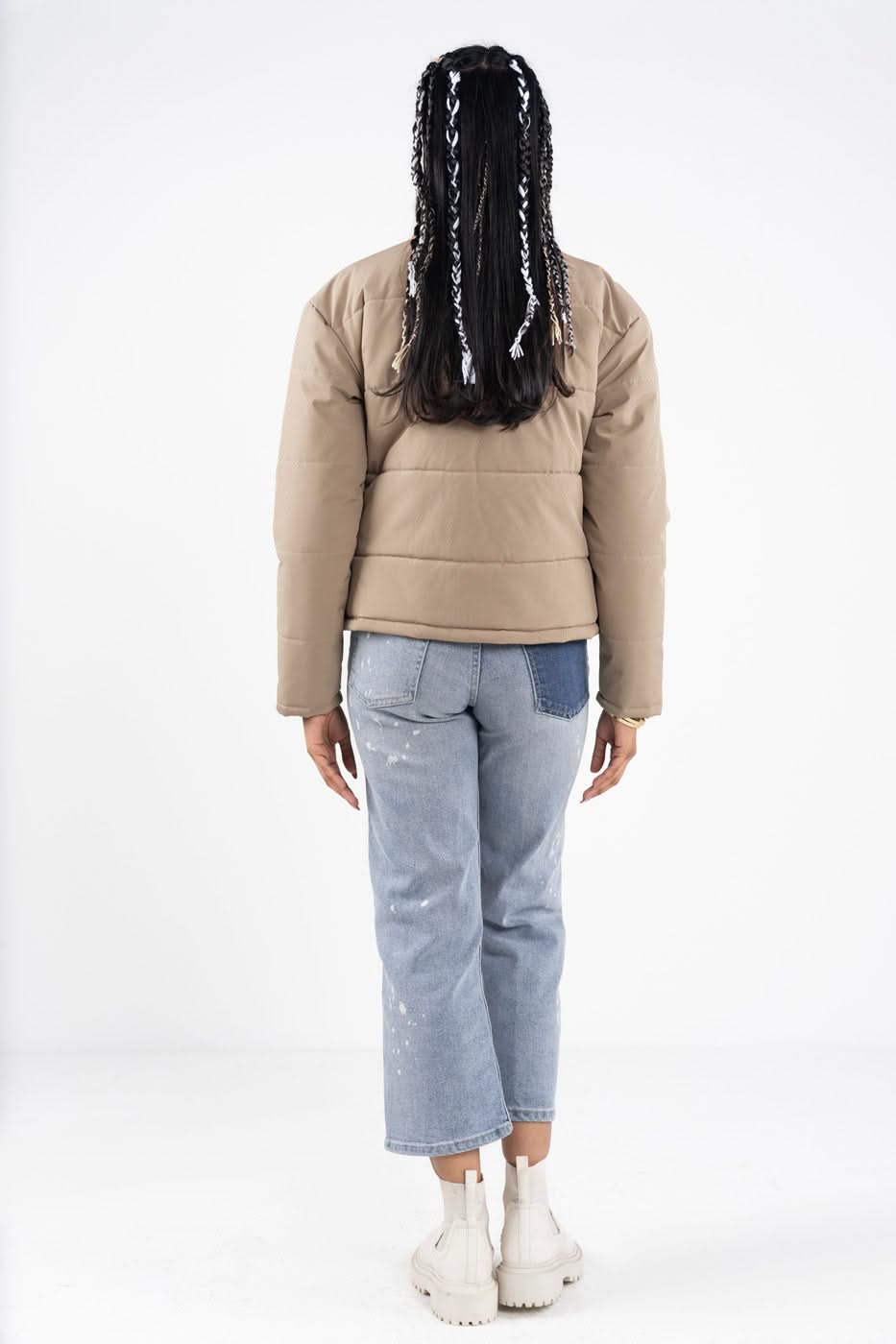 Coated Puffer  Jacket