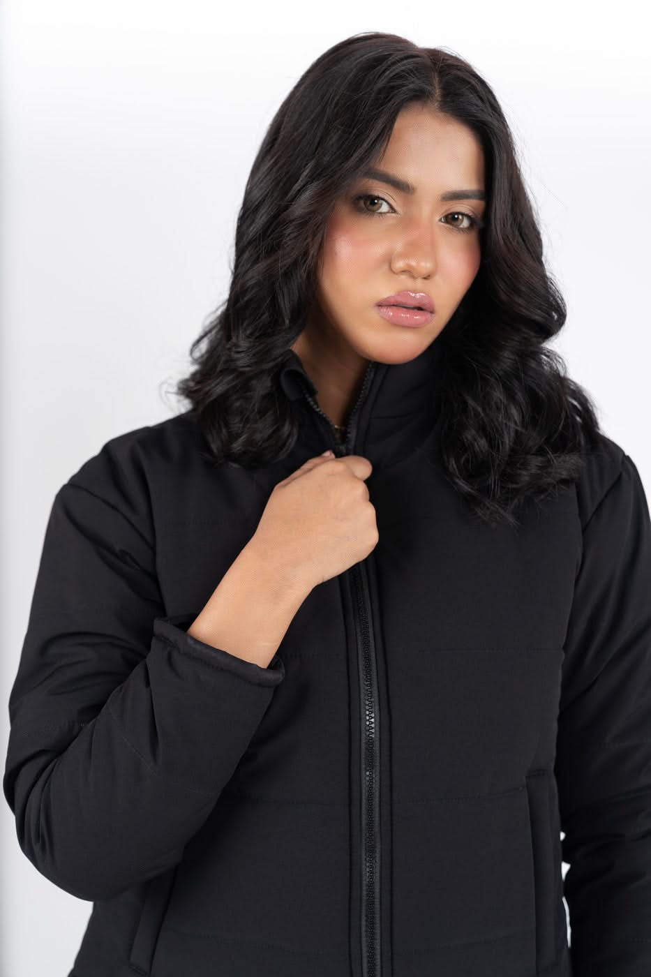 Coated Puffer  Jacket