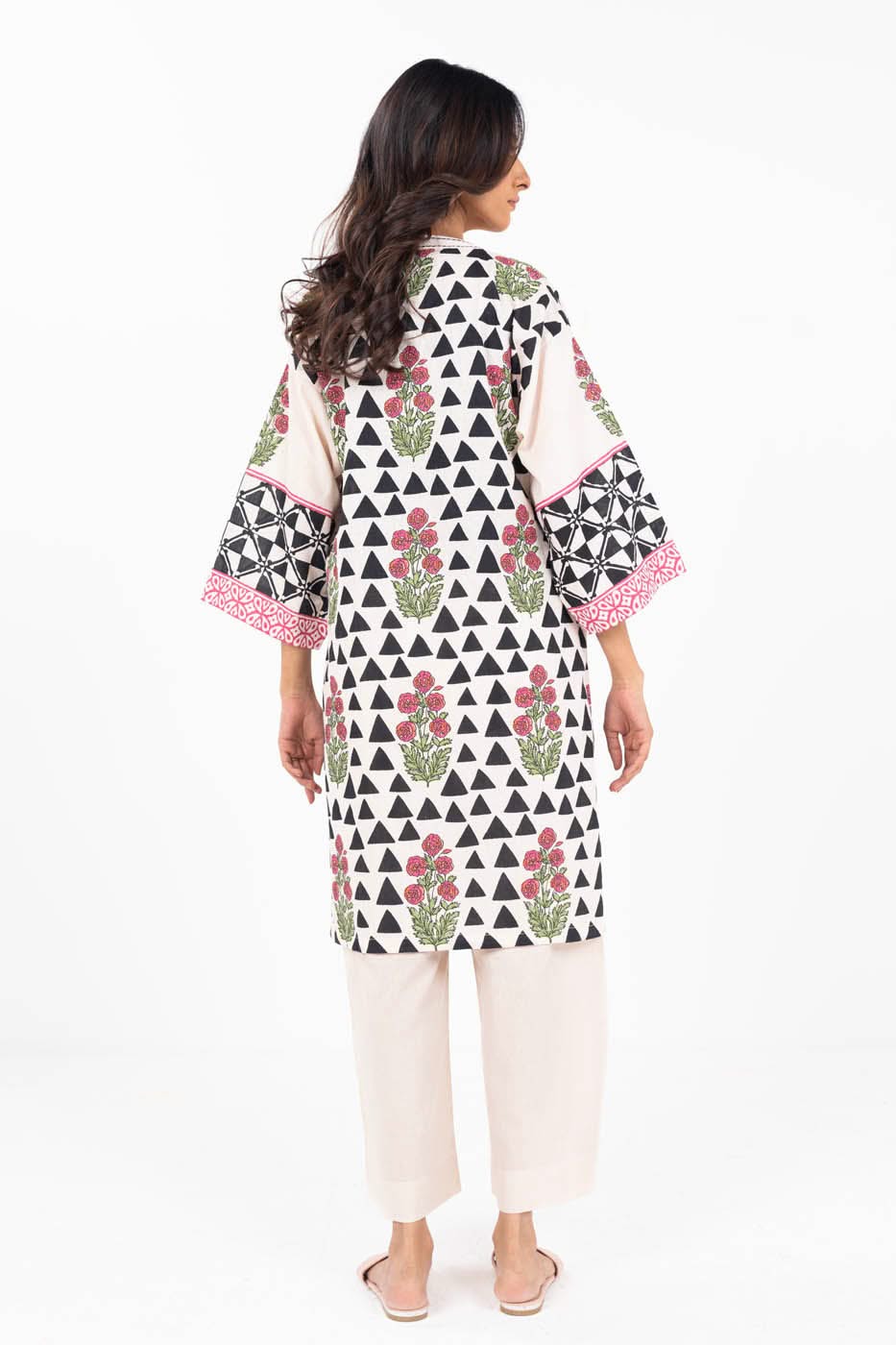 Stitched - 2 Pc Printed Irish Lawn Outfit
