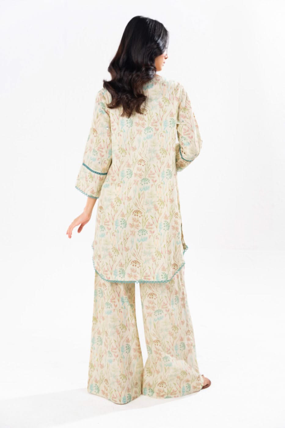 Stitched - 2 Pc Embroidered Irish Lawn Outfit