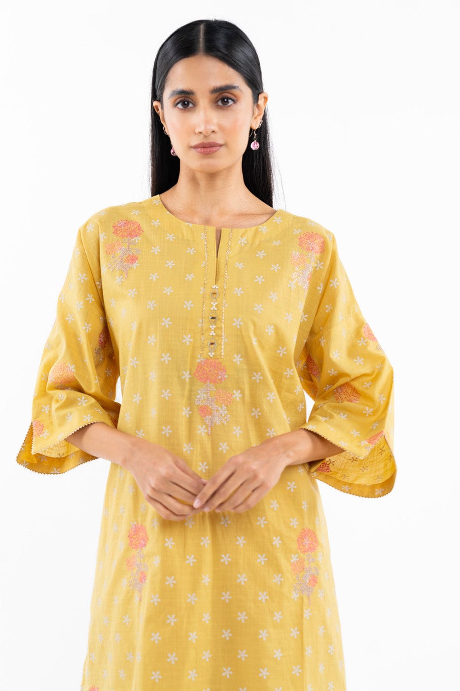 2 Pc Embroidered Cambric Outfit