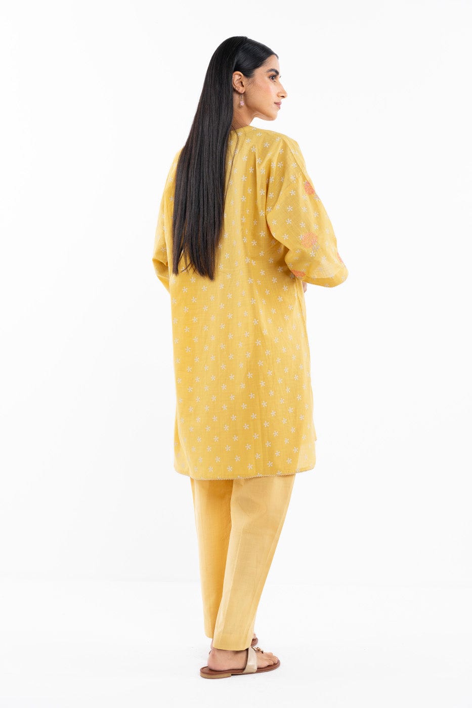 2 Pc Embroidered Cambric Outfit