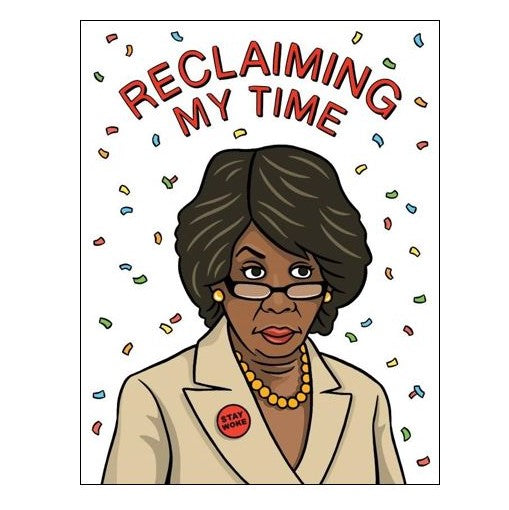 Maxine Waters Birthday Card