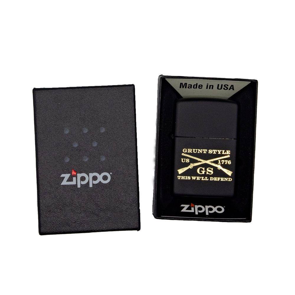 Etched Logo Zippo Lighter