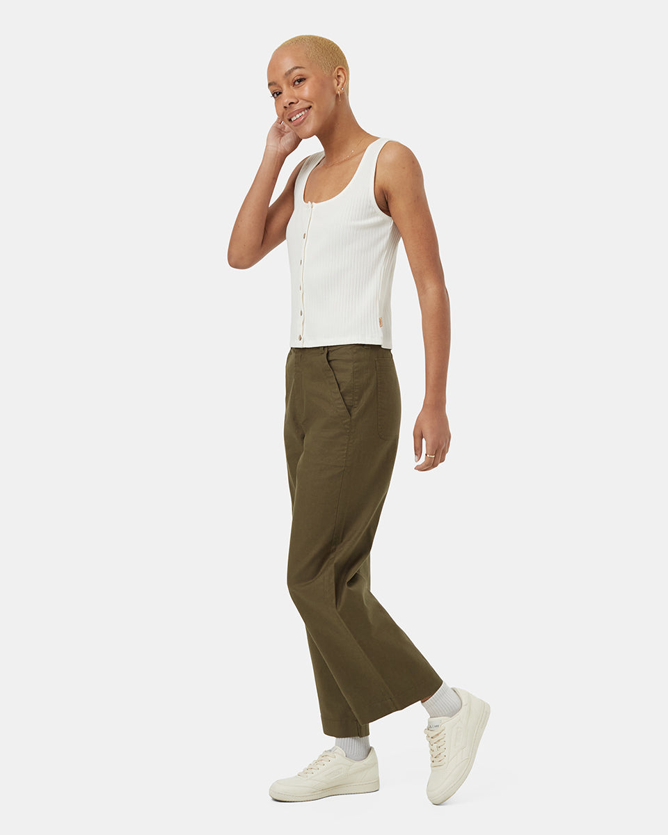 Rib Button Front Tank