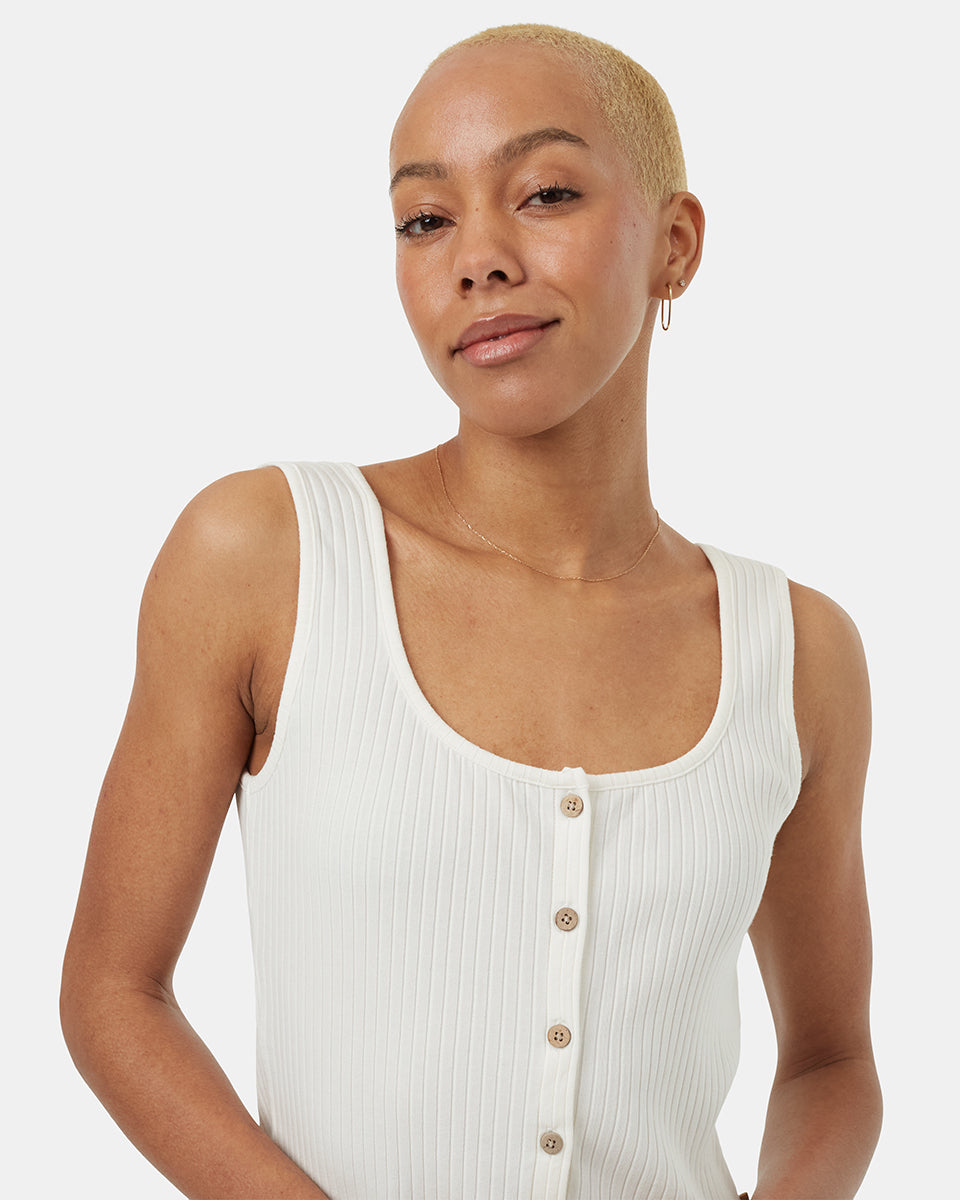 Rib Button Front Tank