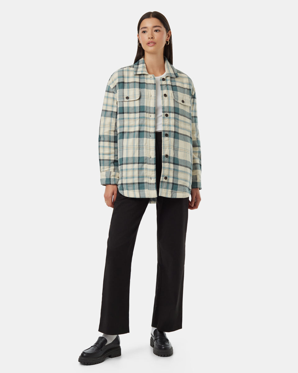 Kapok Flannel Insulated Jacket