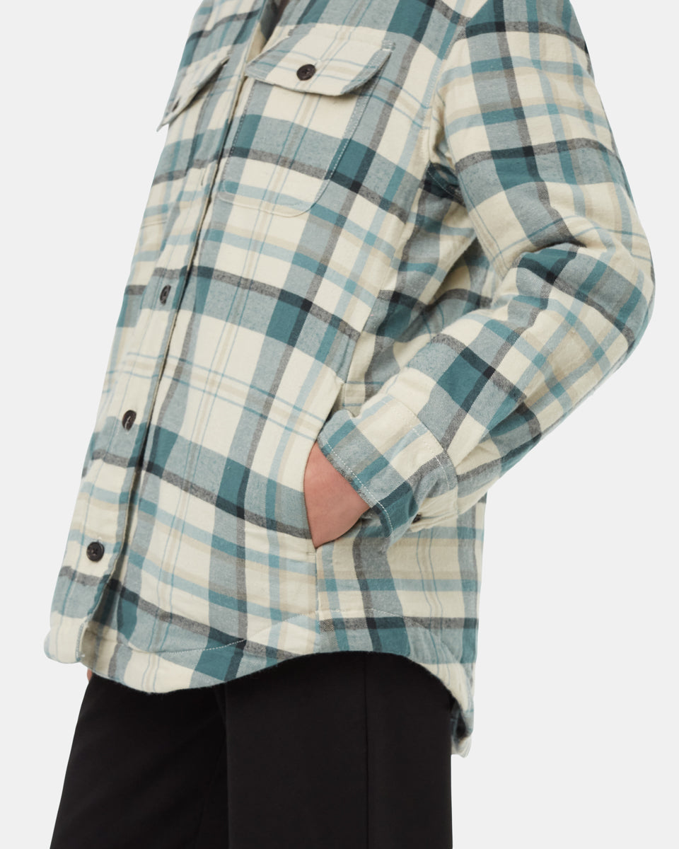 Kapok Flannel Insulated Jacket