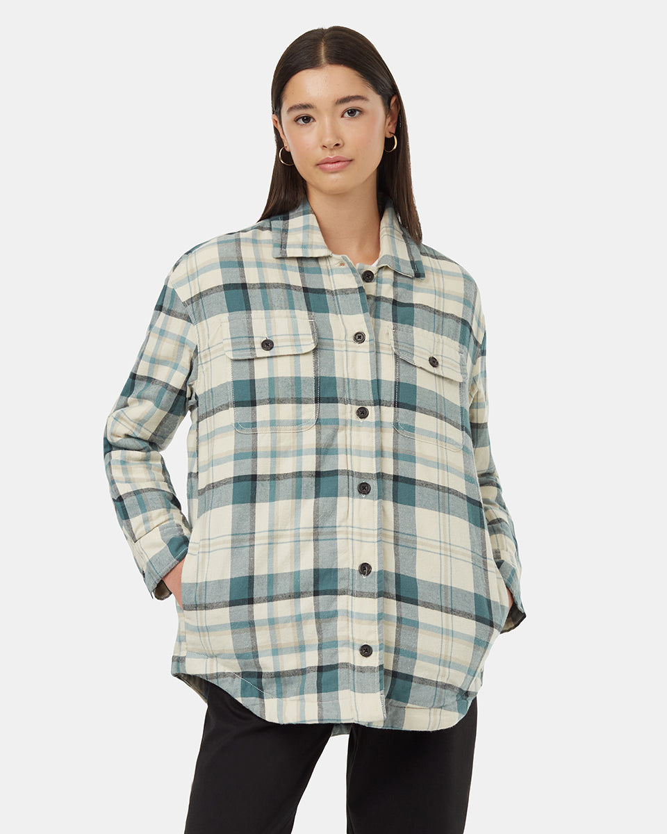 Kapok Flannel Insulated Jacket