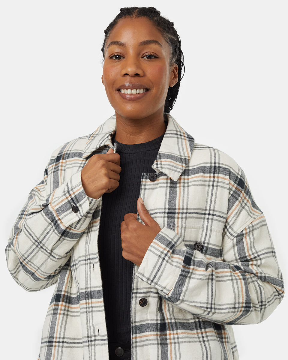 Kapok Flannel Insulated Jacket