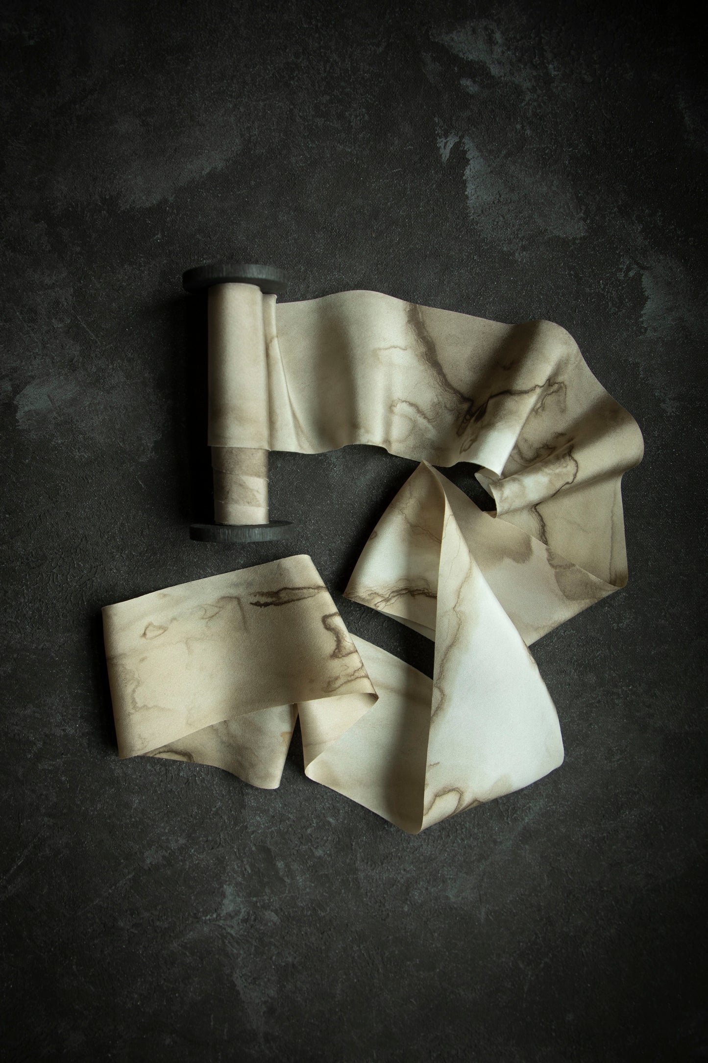 Original Woodgrain Walnut Silk Ribbon