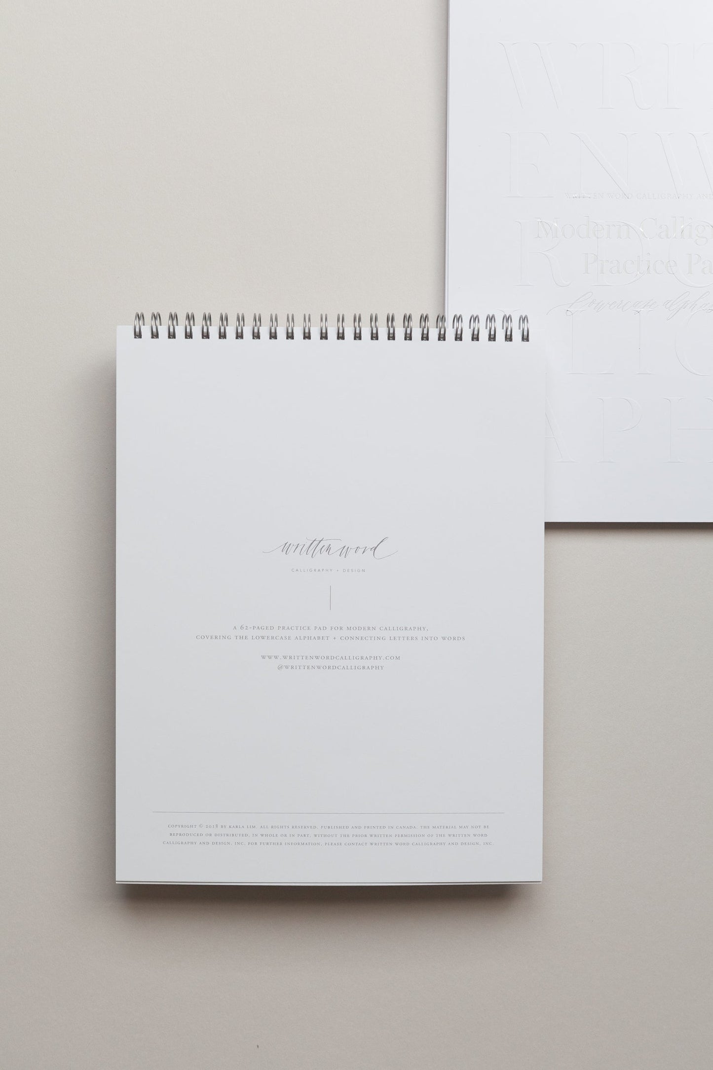 Written Word Calligraphy {Alphabet Practice Pad}
