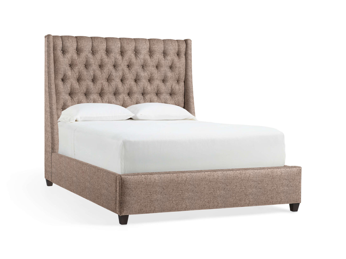 Devereaux Tufted Bed in Plush Linen