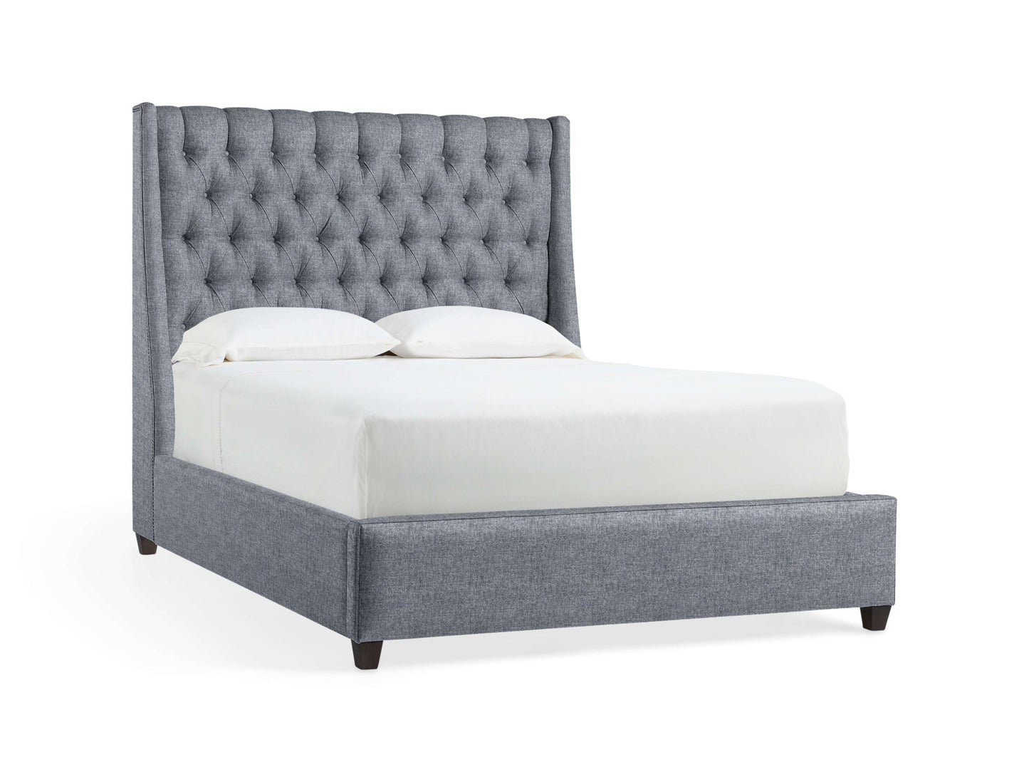 Devereaux Tufted Bed in Plush Linen
