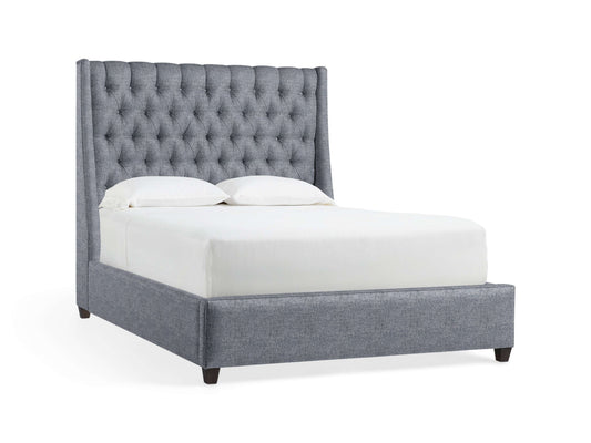 Devereaux Tufted Bed in Plush Linen