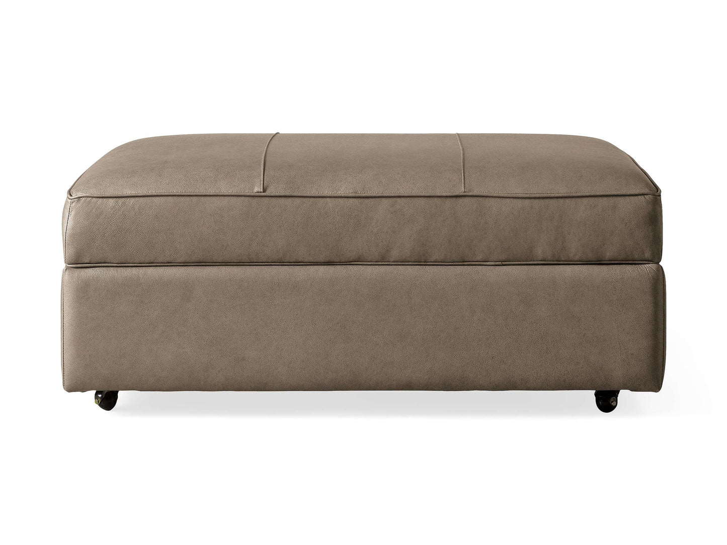 Filmore Leather Storage Ottoman