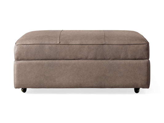 Filmore Leather Storage Ottoman