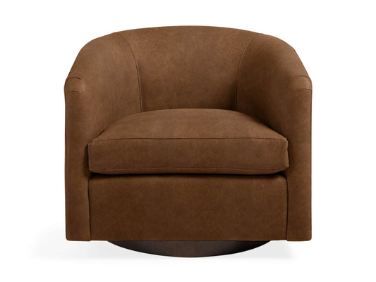 Bowan Leather Swivel Chair