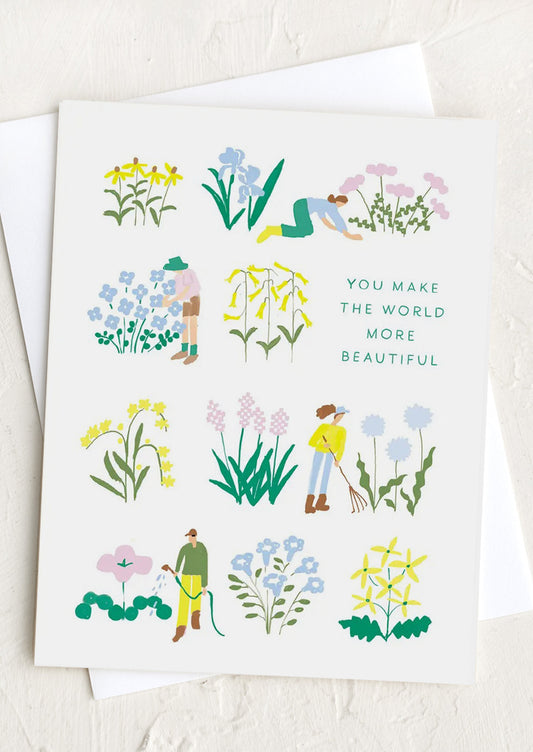 You Make The World More Beautiful Card