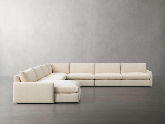 Kipton Five Piece Chaise Sectional