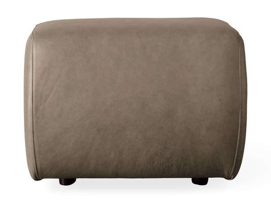 Fresno Leather Ottoman