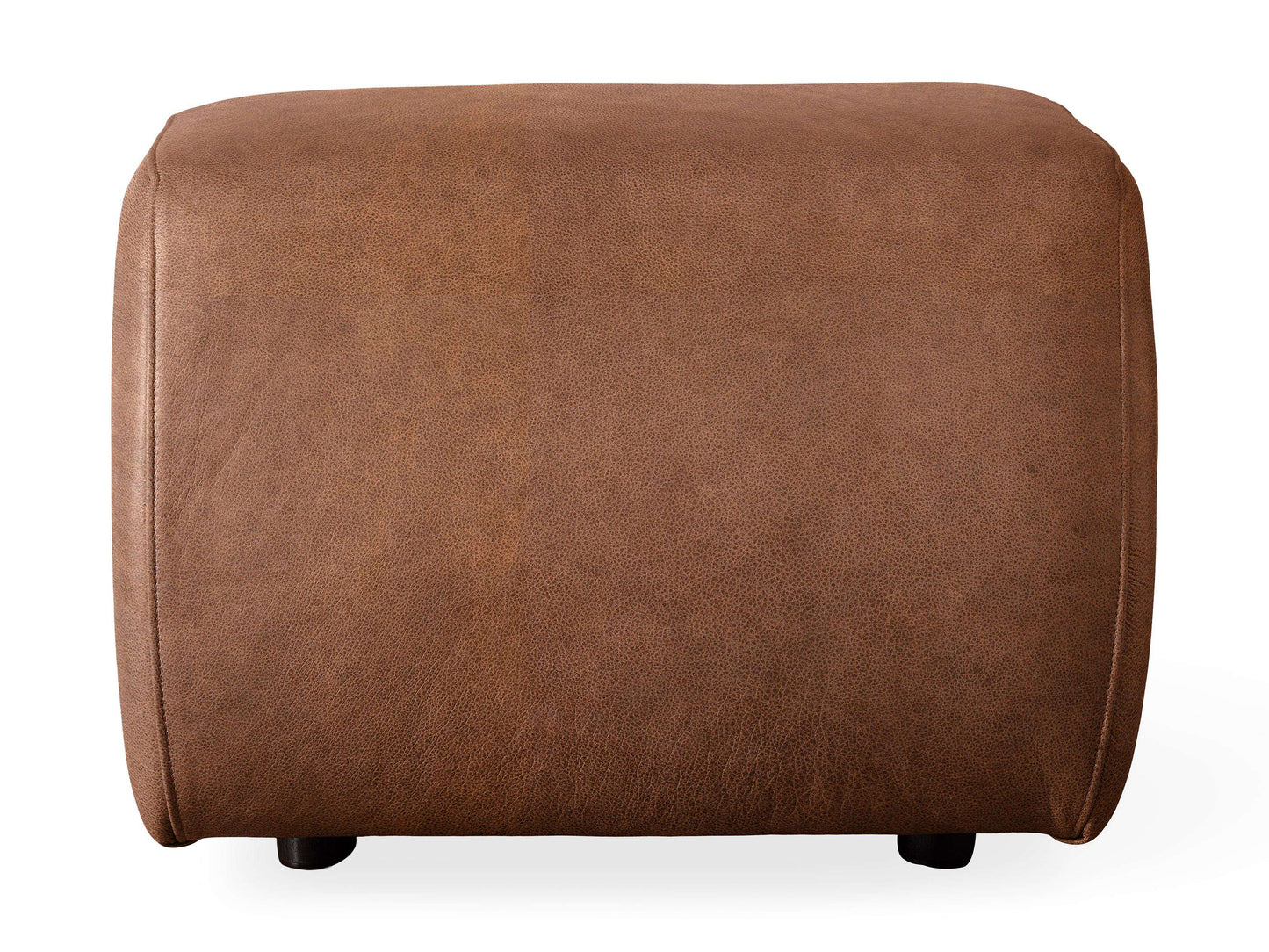 Fresno Leather Ottoman