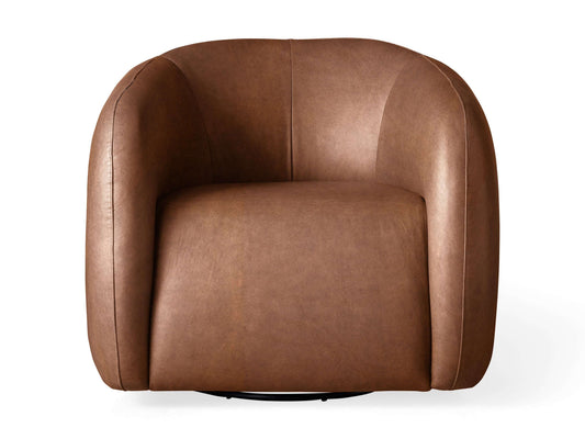 Fresno Leather Swivel Chair
