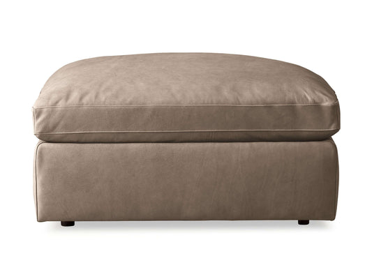 Beale Leather Ottoman