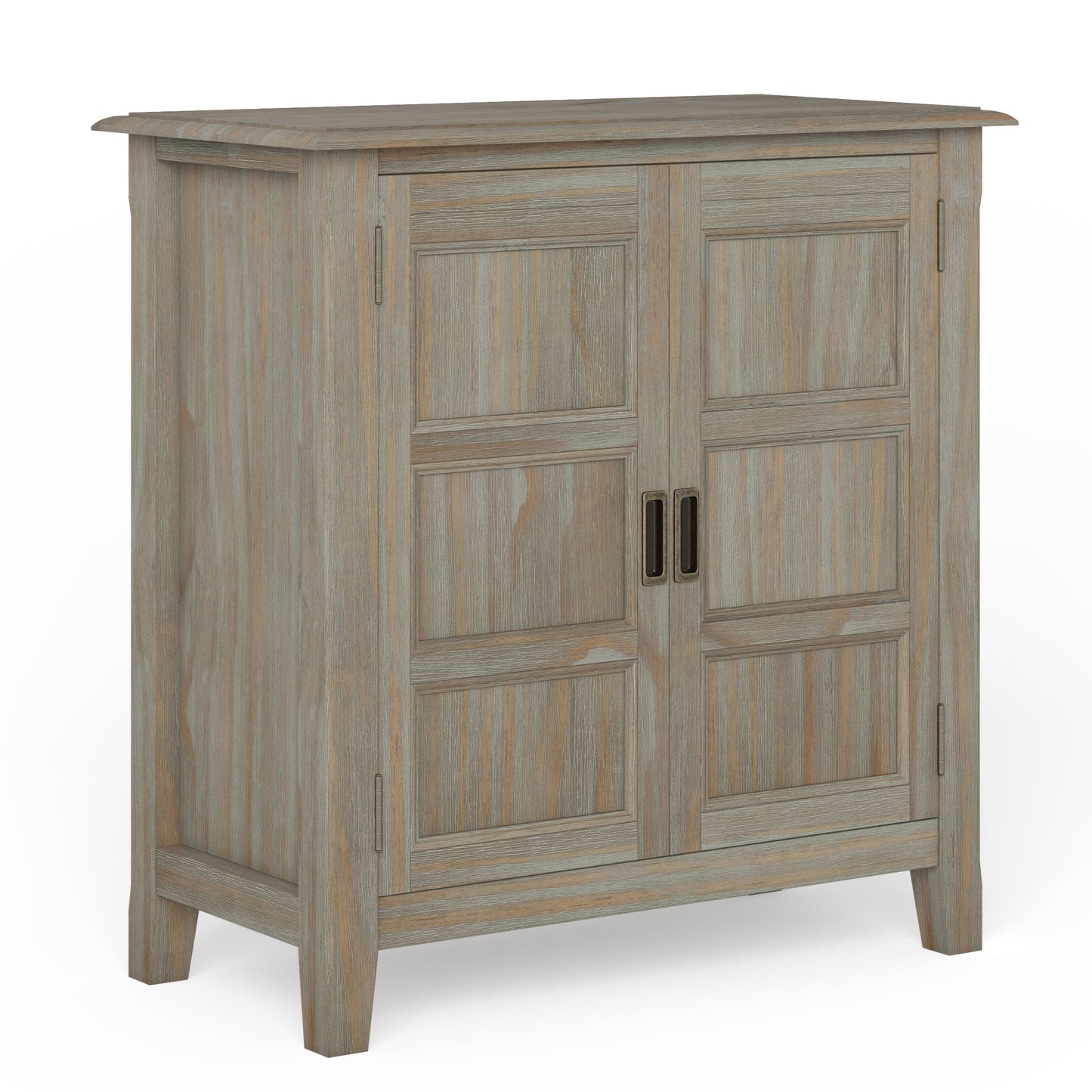 Fracture Storage Cabinet with 2 Doors and Tapered Legs