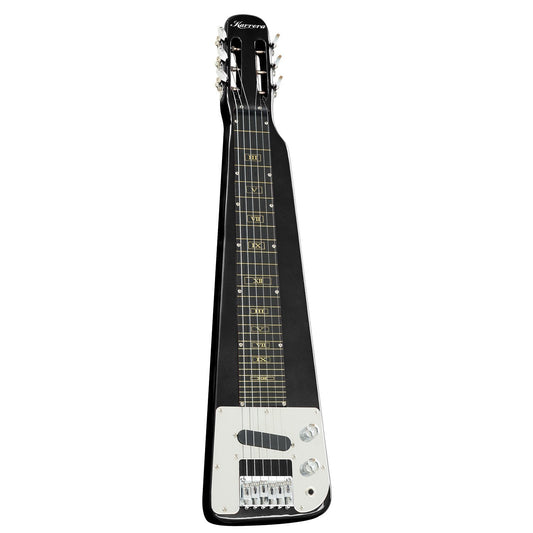 Karrera 29in 6-String Lap Steel Hawaiian Guitar (Black)