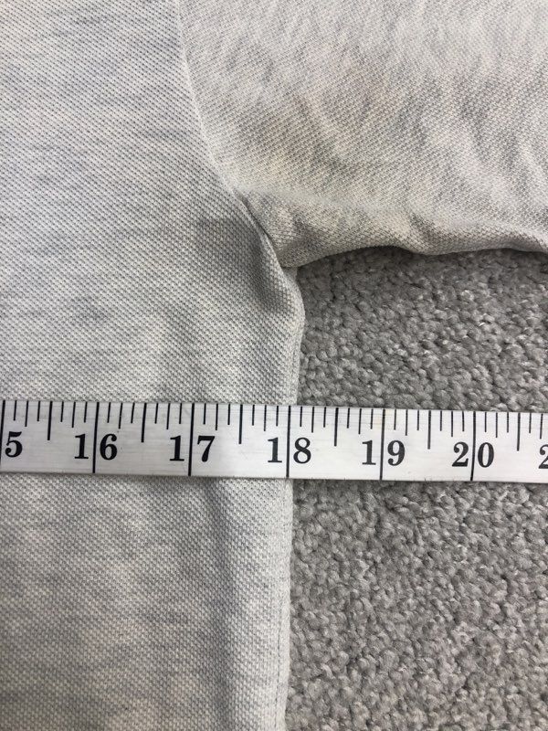 Lacoste Polo Shirts Mens Small Light Gray Classic Fit Short Sleeve Lightweight