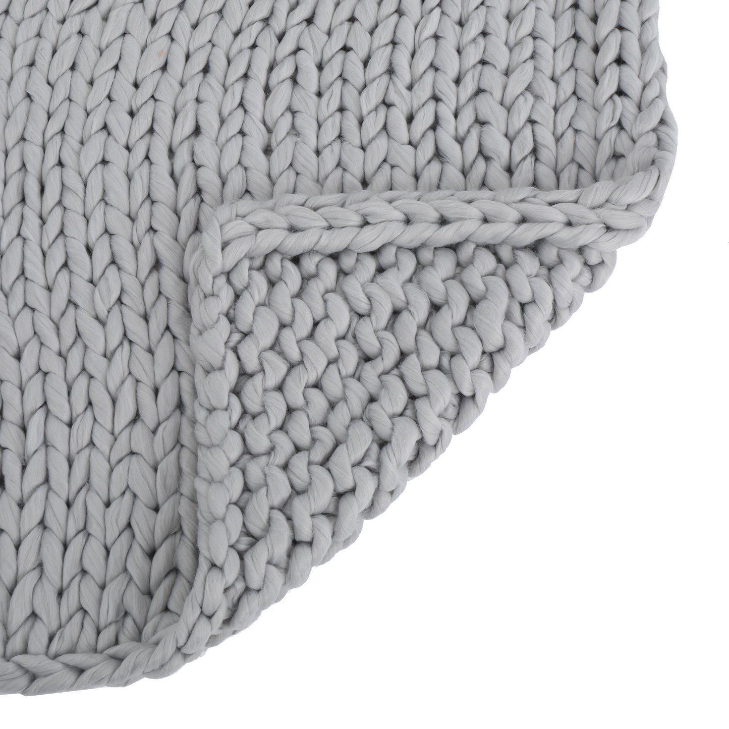 Estyl Knitted Braid Pattern Throw Blanket