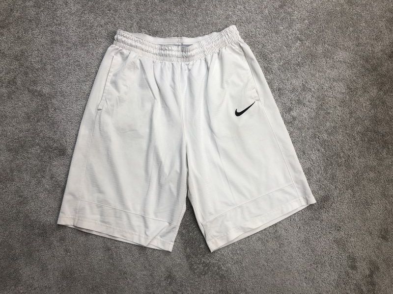 Nike Shorts Mens Large White Athletic Shorts Running Jogging Lightweight