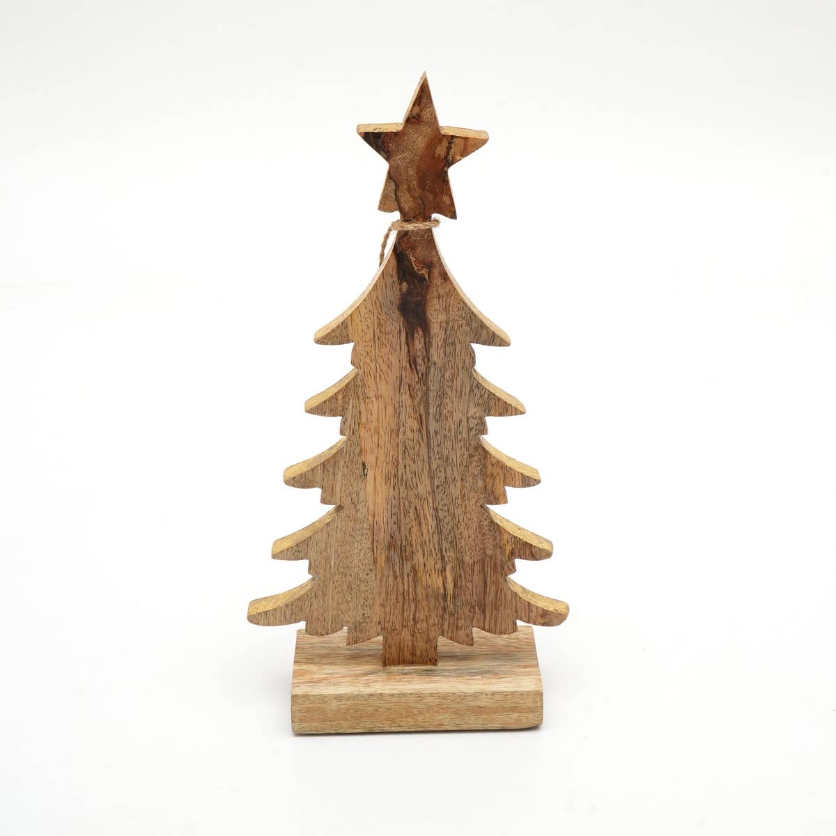 Wooden Table Top Christmas Conifer Tree