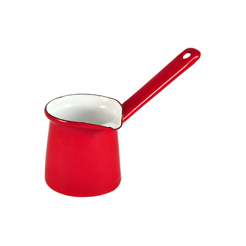 Urban Style 125ml Enamelware Turkish 3 Coffee Pot (Red)