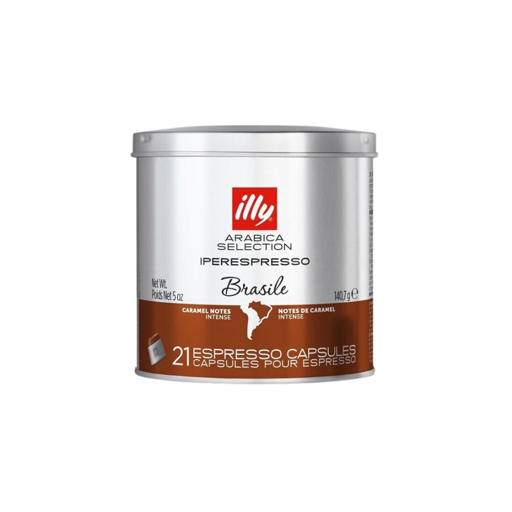 Illy 21 Pieces Brazil iperEspresso Coffee Capsules 140g